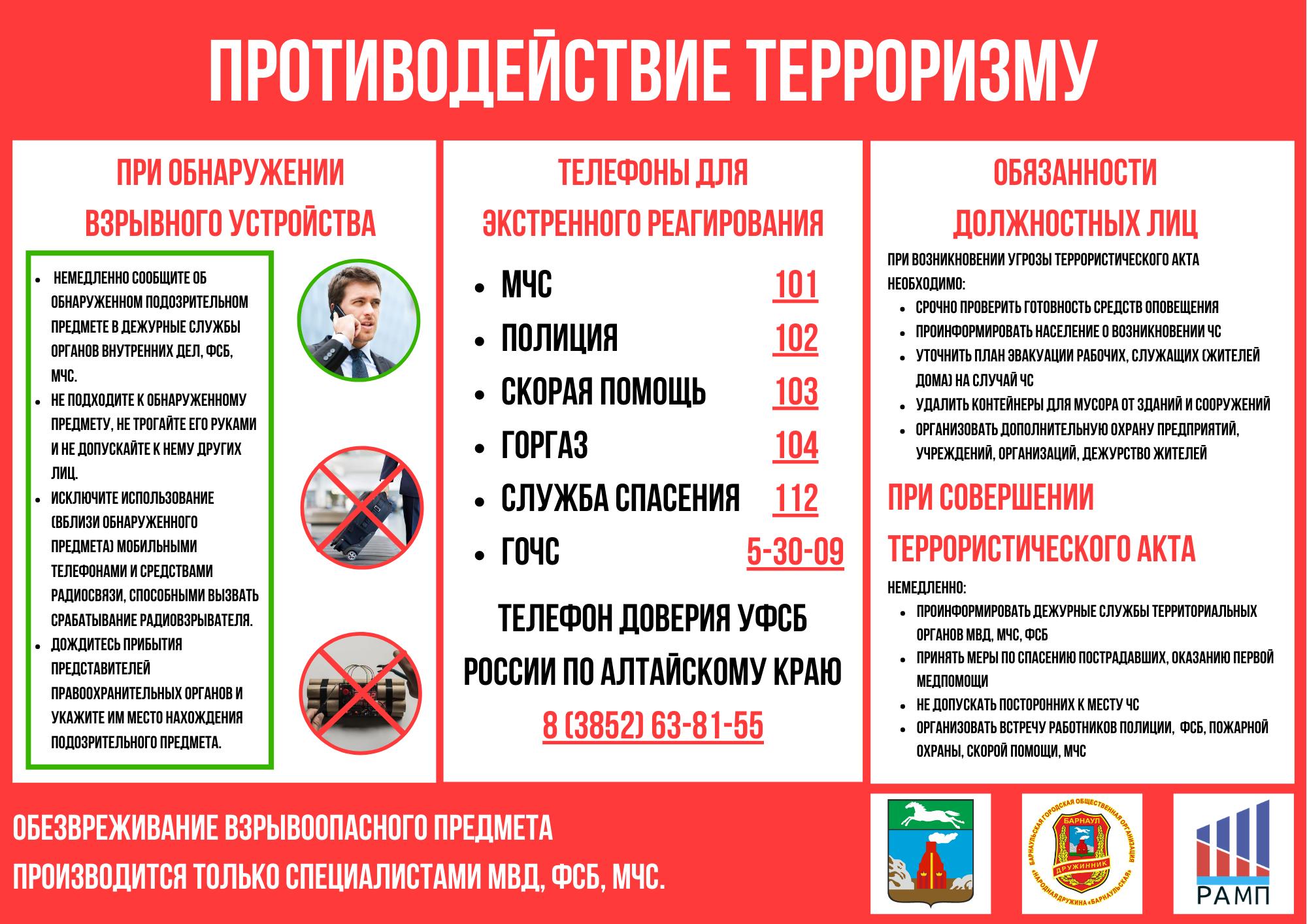 Противодействие терроризму